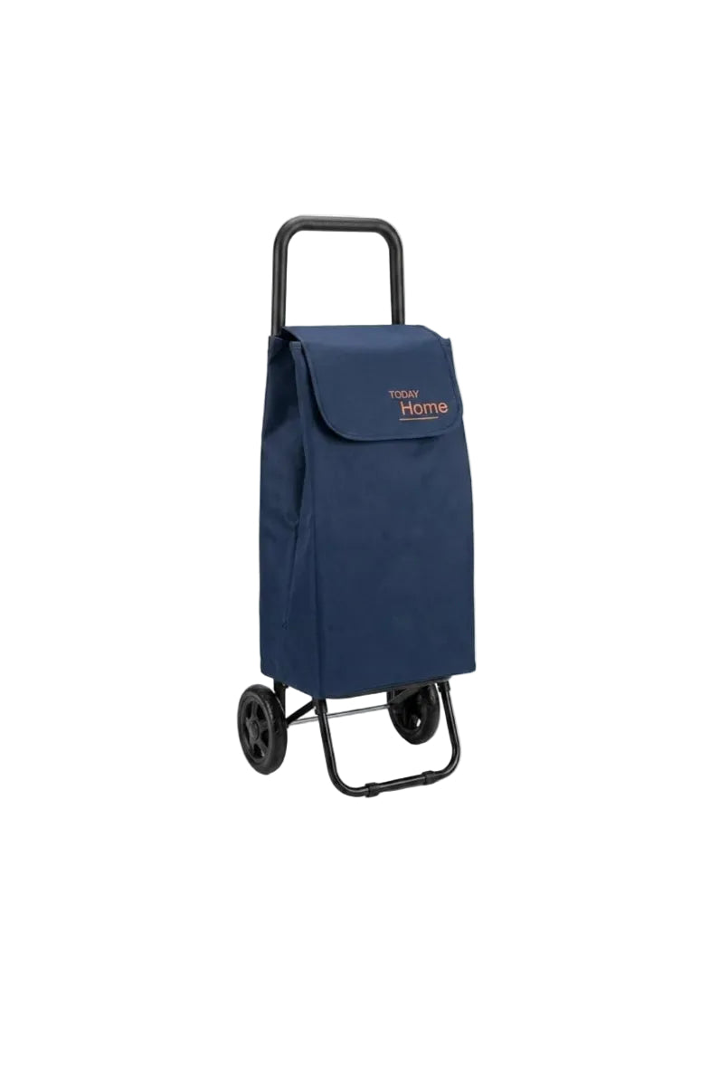 Carrello Spesa 42L con 2 Ruote per Scale + OMAGGIO 1 COPPIA DI 3 RUOTE per salire le scale, Pieghevole, Impermeabile, Leggero, Capacità 25 kg, Modello Re Marke