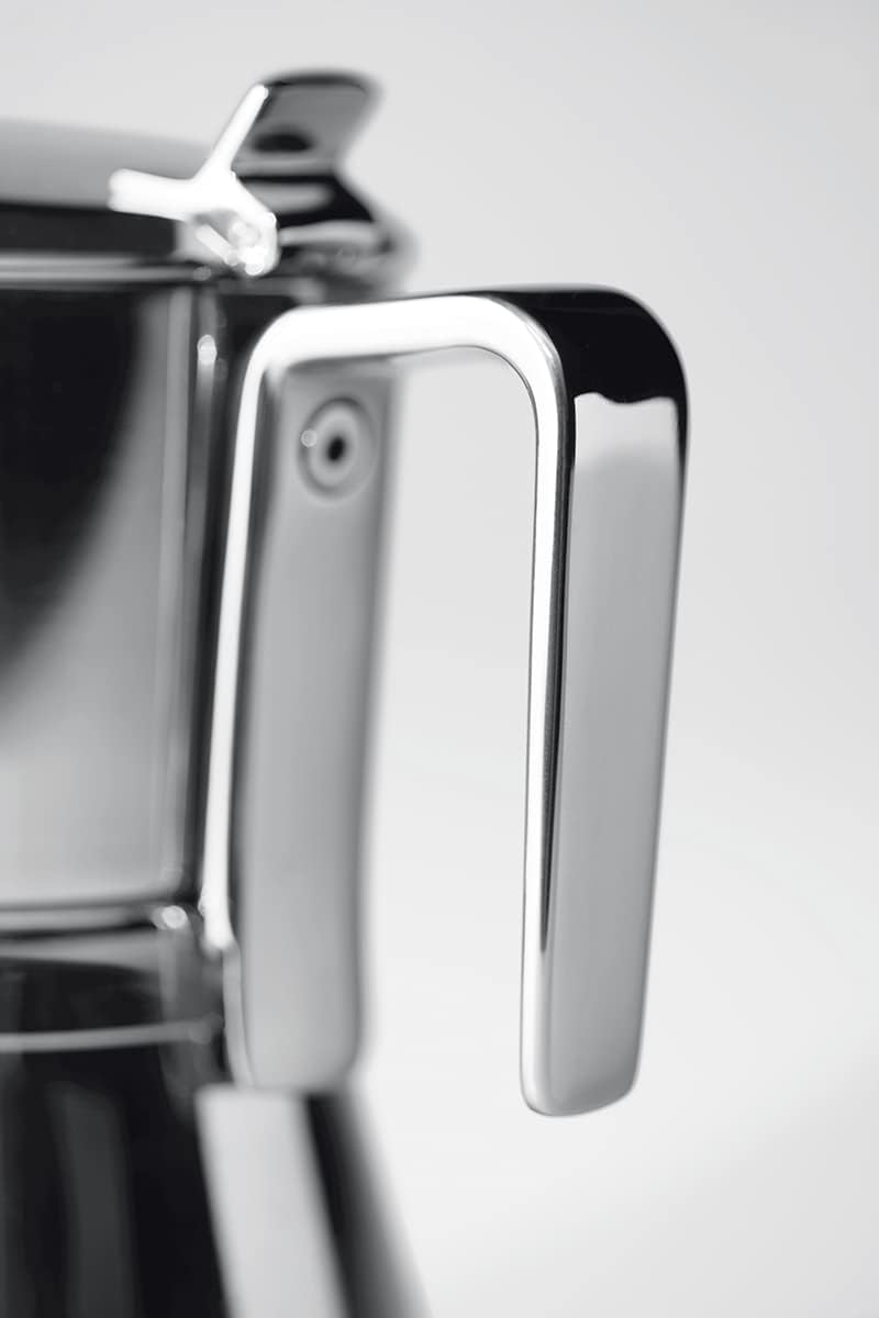 Giannini Caffettiera Giannina Restyling 3/1 tazza Acciaio inox Adatta all'induzione Made In Italy