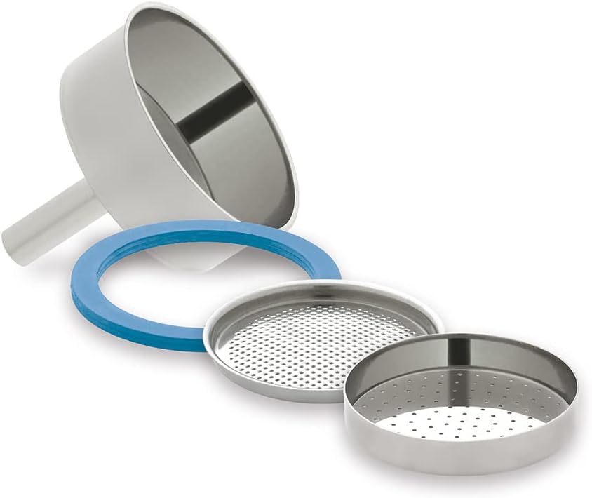 Giannini Caffettiera Giannina Restyling 3/1 tazza Acciaio inox Adatta all'induzione Made In Italy