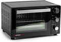Melchioni Family | Forno Elettrico Ventilato DEVIL, Capacità 23 litri, 3 Modalità di Cottura, Timer da 60 Minuti, 1200W, Doppio Vetro, Luce Interna e Temperatura Fino a 230° C, 46 X 40 X 28 cm