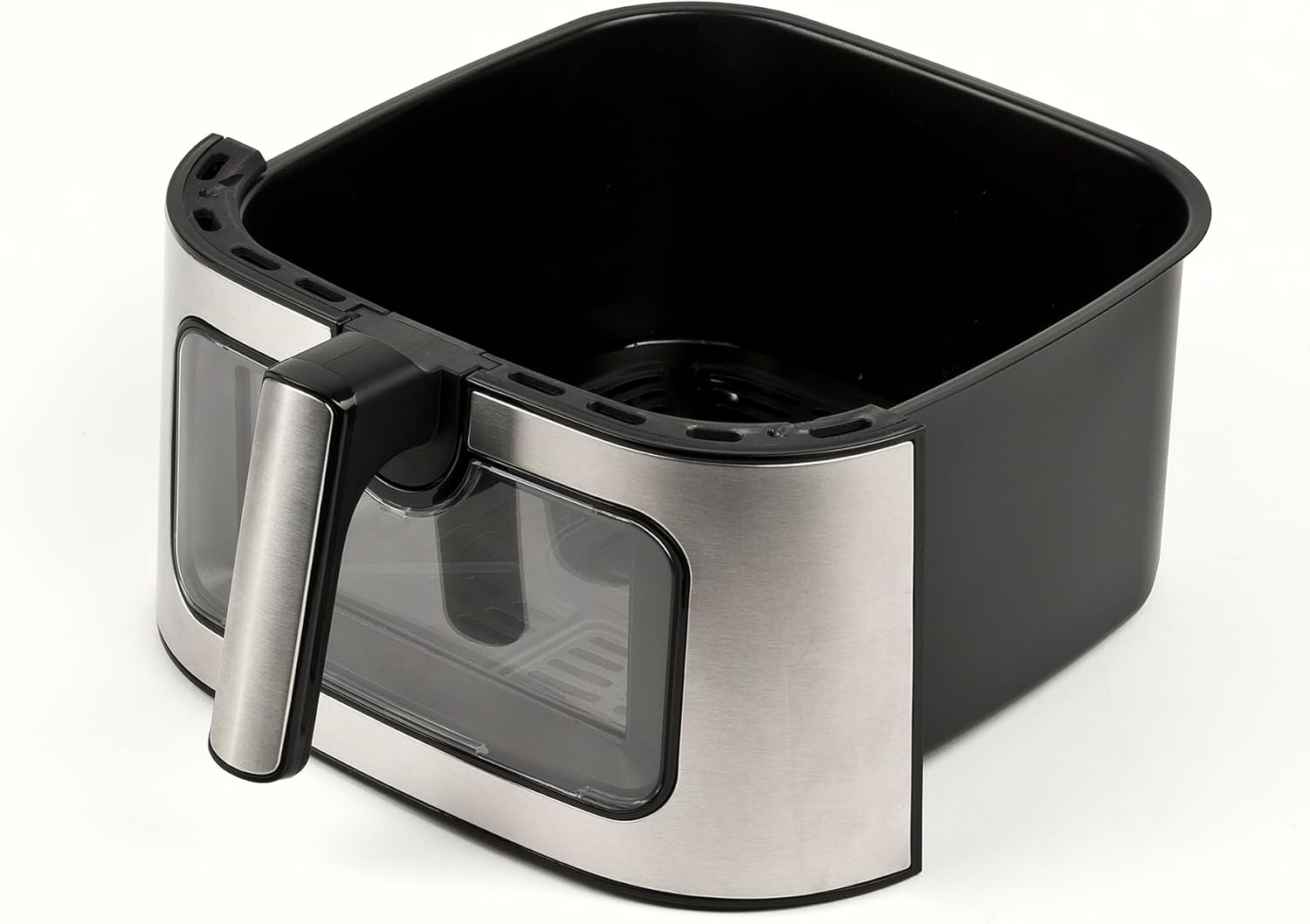 Girmi FG90 Friggitrice ad Aria Ecofrit Premium, 2200W, 9 Lt, Doppia Resistenza, Finestra, Contenitore Antiaderente, Display Digitale, Scongelamento, Partenza Ritardata, BPA/PFOA safe, Nero