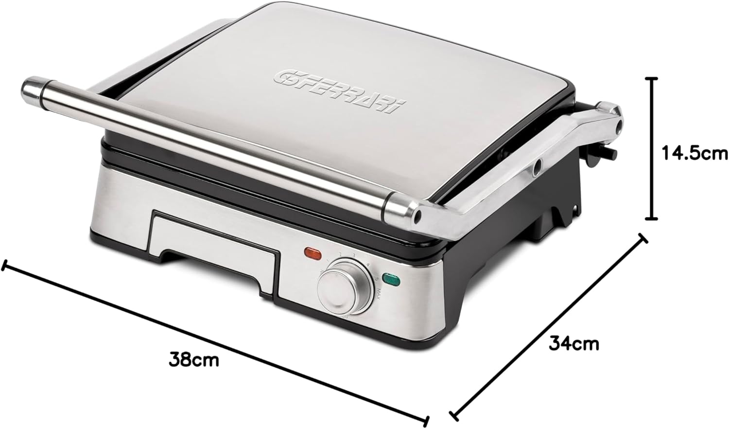 G3 Ferrari G10185 Bistecchiera "Lavica INOX", 2200W