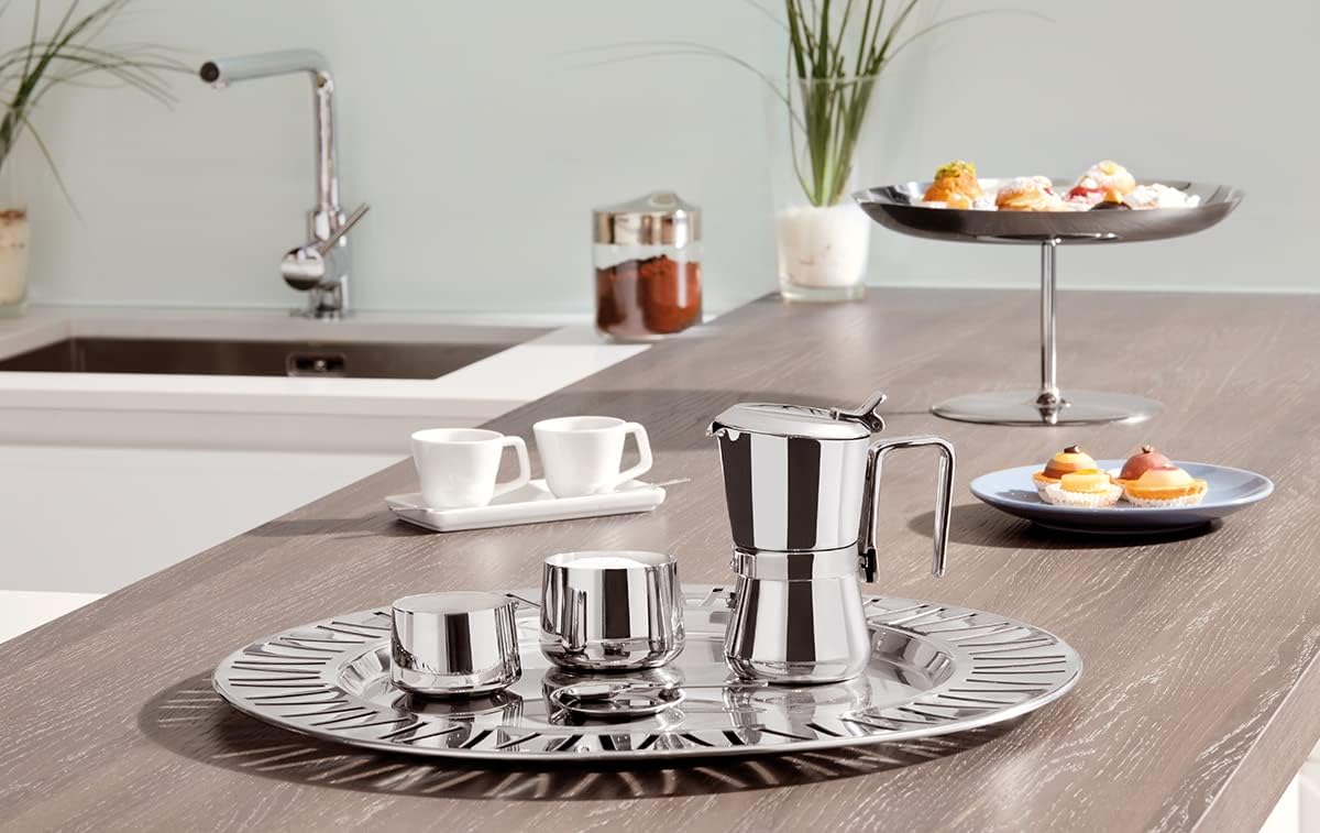 Giannini Caffettiera Giannina Restyling 3/1 tazza Acciaio inox Adatta all'induzione Made In Italy