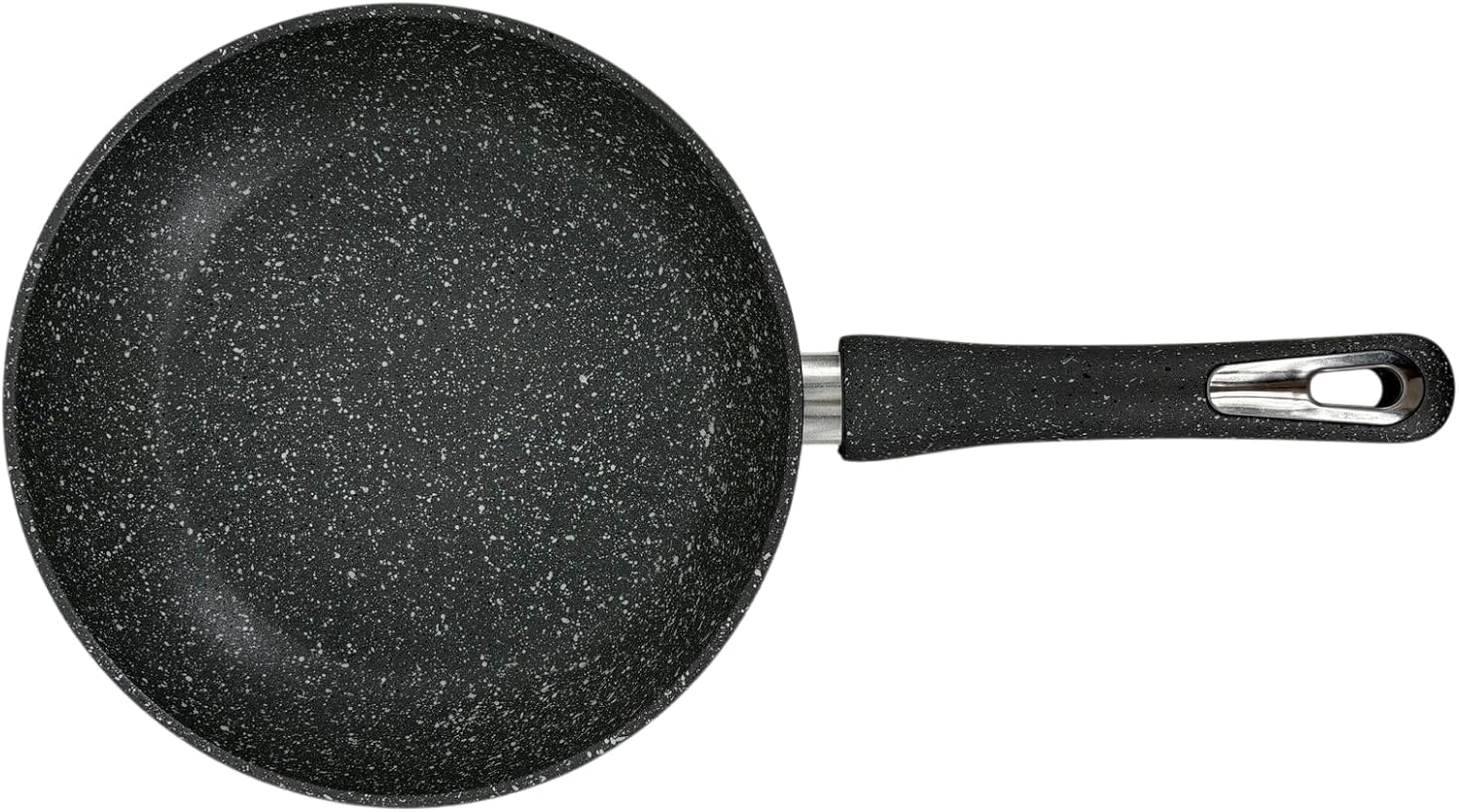 Today Home,Padella Antiaderente Effetto Pietra, Lady Stone, 32cm, Rivestimento Antiaderente PFOA Free,Adatta a Tutti i Piani e Induzione,Manico Ergonomico,Fondo Full Induction,Colore Grigio Granito