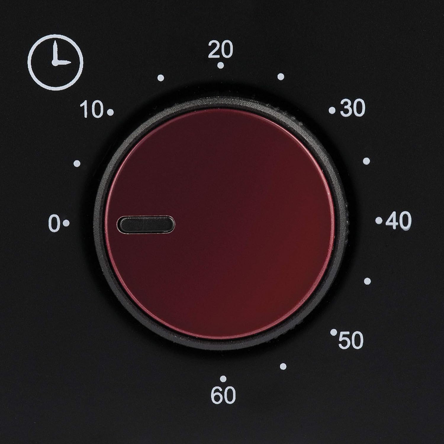 G3 Ferrari G10135 Forno Elettrico Ventilato "Il Moro 20 Plus",1380W, 20 Litri, 100-230°C, Antiaderente, Nero/Rosso