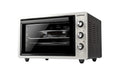 G3 Ferrari G10153 Forno Elettrico Ventilato, Raggiunge fino a 300° C, 5 modalità di cottura, 1400 W, Vetro doppio, Timer 90 min, Accessori inclusi, Argento Nero