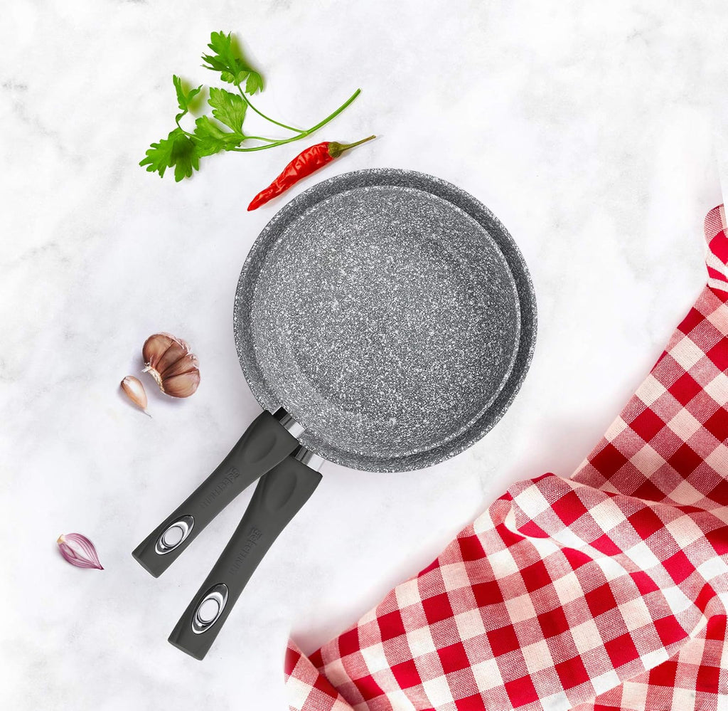 Aeternum, Madame Petravera 3.0, Batteria 8 pezzi,Ideale per Induzione, Full Induction, Grigio