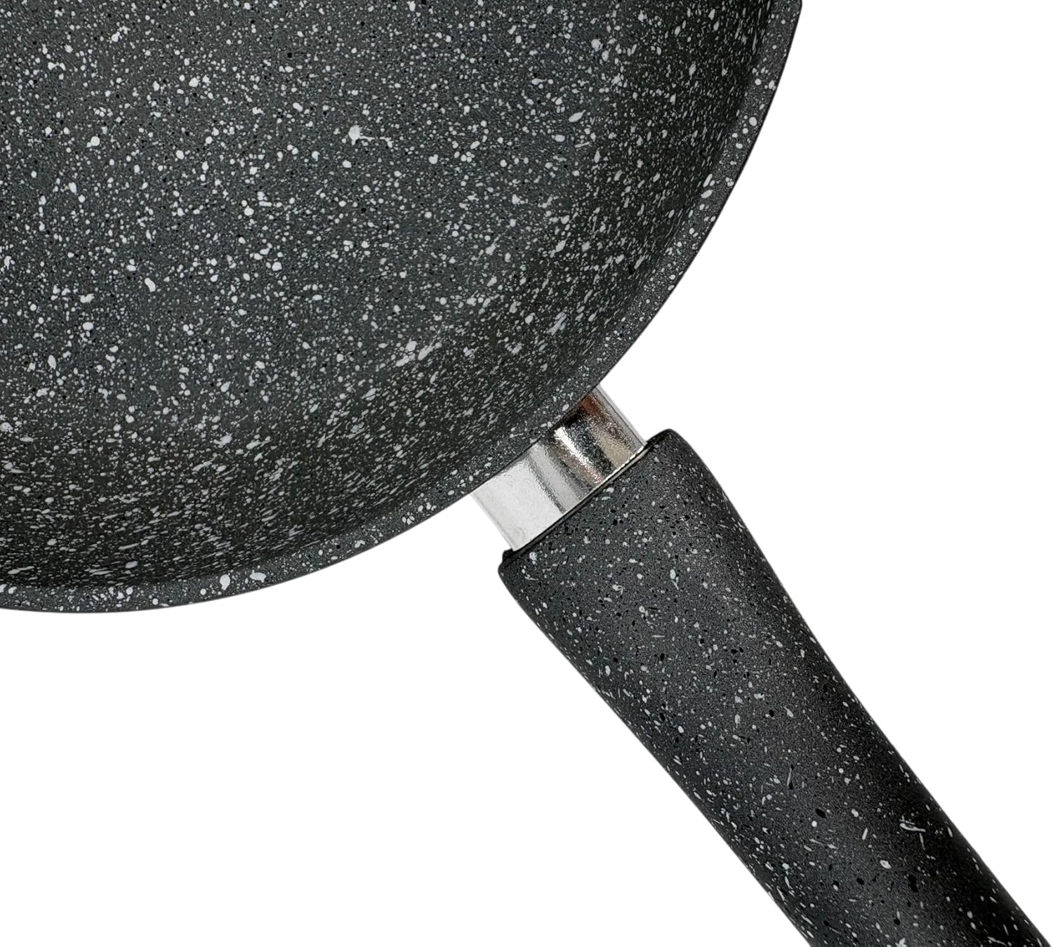 Today Home,Padella Antiaderente Effetto Pietra, Lady Stone, 32cm, Rivestimento Antiaderente PFOA Free,Adatta a Tutti i Piani e Induzione,Manico Ergonomico,Fondo Full Induction,Colore Grigio Granito