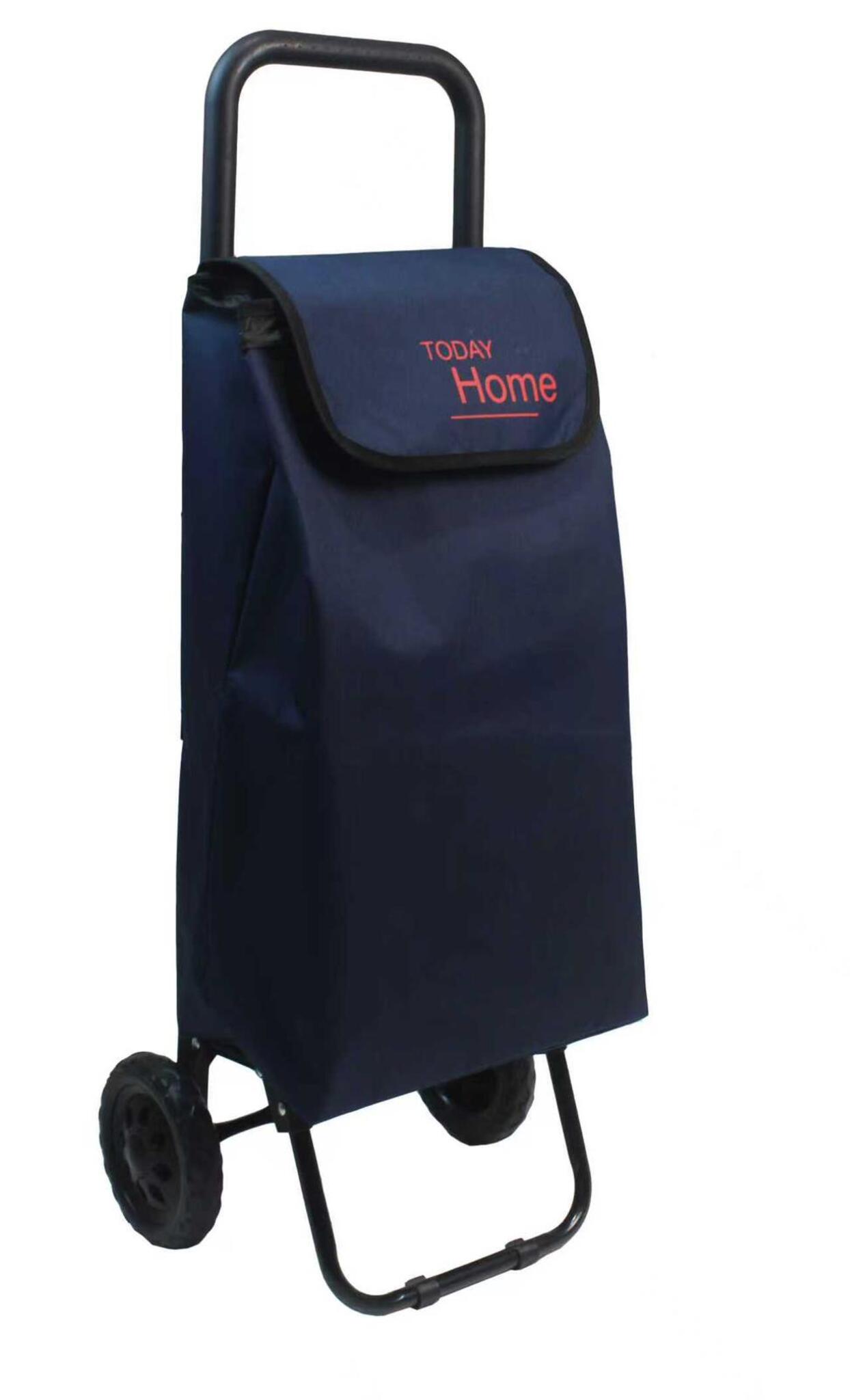 Today Home Carrello Spesa Pieghevole Isotta 42L con 2 Ruote, Impermeabile, Leggero, Capacità 25 kg
