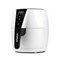G3 Ferrari G10195 Friggitrice ad Aria, 1500 W, 4,8 Litri, BPA/PFOA Safe, Temperatura Regolabile, Display Digitale, 6 Programmi, Contenitore antiaderente, Ricettario incluso, Bianco/Nero